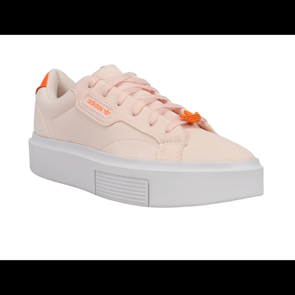Adidas Super Sleek | pink platforms